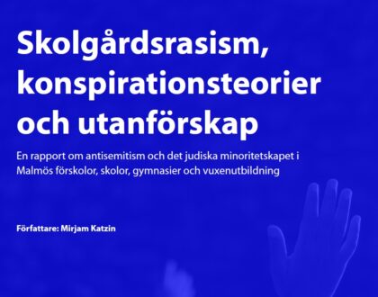 Malmö stad släpper rapport om antisemitism i skolan